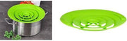 Haushalt 12247 - Universeel overkook deksel - sillicone - groen