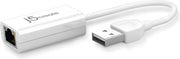 j5create JUE125 kabeladapter/verloopstukje USB 2.0 RJ-45 Wit