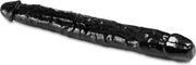 XXLTOYS - Double Play - Double Dildo - Inbrenglengte 42 X 5 cm - Black - Uniek Design Realistische Dildo – Stevige Dildo – voor Diehards only - Made in Europe
