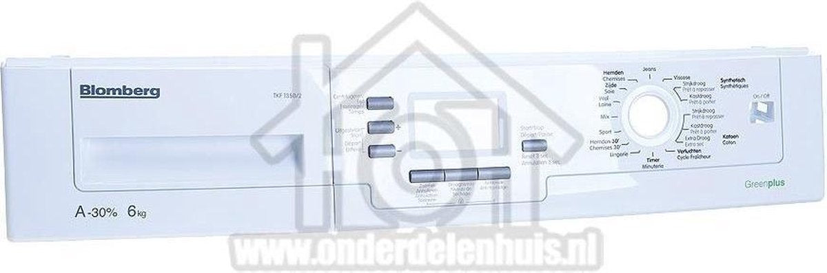 Blomberg Frontpaneel Dashboard TKF1350/2 2970009014