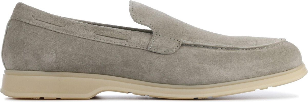Stefano Lauran Mannen Suède Instapschoenen / Herenschoenen / Instapper S3018 - Grijs - Maat  40