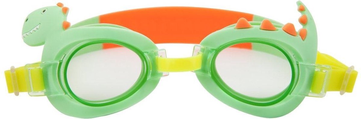 Sunnylife - Duikbril - Dino - 3-9jaar - 16x3x5cm - UV-bescherming 380 - Licht Groen