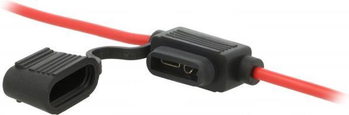 Steek zekeringhouder met kabel - Max. 30A