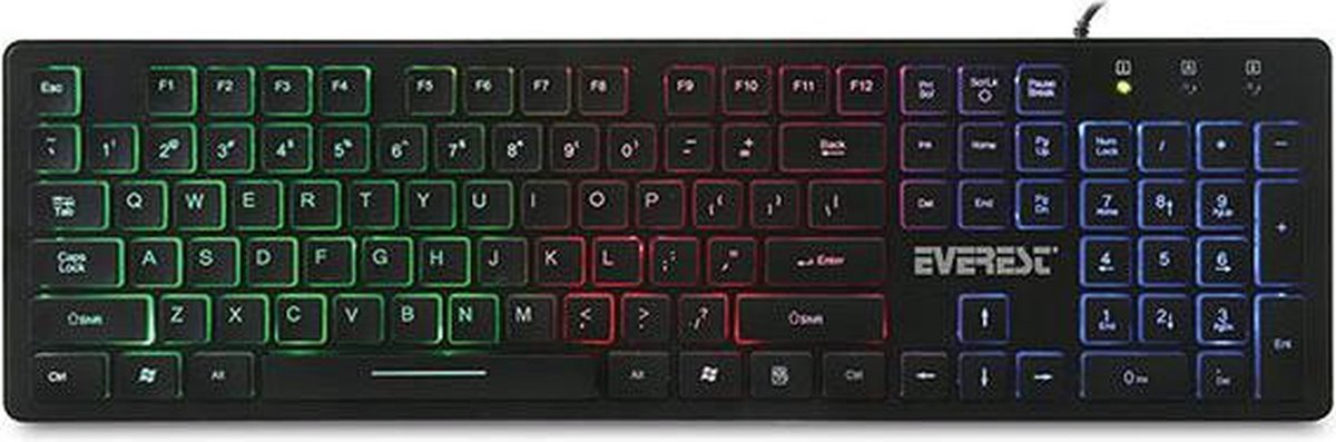 Everest KB-840 Gaming Toetsenbord LED