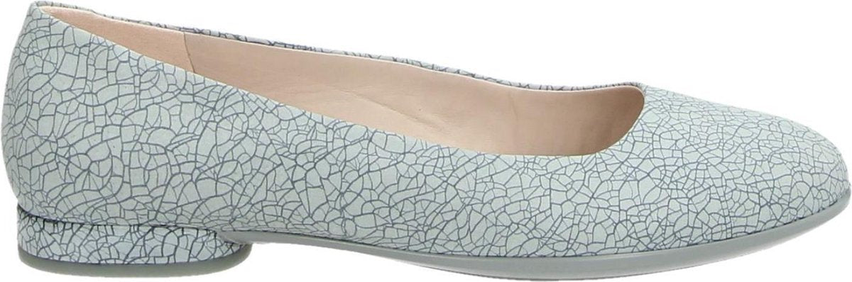 Ecco Anine dames ballerina - Licht grijs - Maat 35
