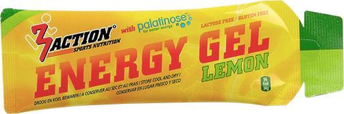 3Action Energy Gel Lemon 34g Doos 25 stuks
