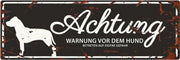 D&D Waakbord / Warning sign stafford de Zwart 40x14cm