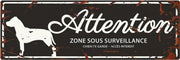 D&D Waakbord / Warning sign stafford f Zwart 40x14cm