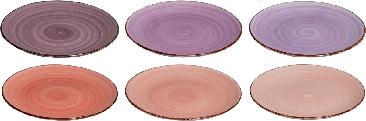 Studio Tavola Ontbijtborden Mykonos Ø 19 cm - 6 Stuks