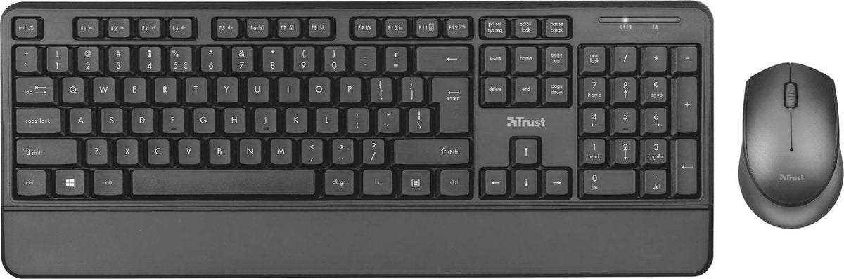 Trust Thoza toetsenbord RF Draadloos QWERTZ Duits Zwart