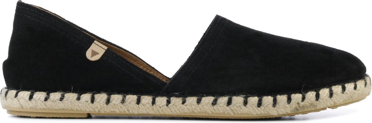 Verbenas Vrouwen Suède Espadrilles / Damesschoenen  -   Carmen sue - Zwart - maat 36
