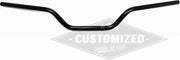 7/8 Inch (22mm) Universeel Stuur Street Track 10cm Zwart