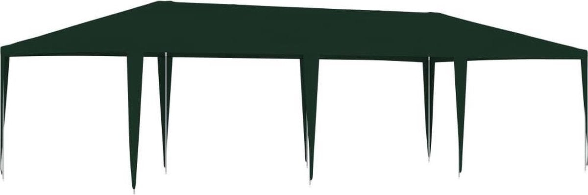 Partytent professioneel 90 g/m 4x9 m groen