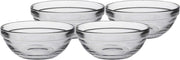 20x stuks kleine serveer/dessertschaaltjes rond van glas 12 x 4.9 cm - Schalen en kommen