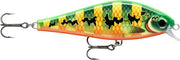 Rapala Super Shadow Rap - Peacock - 11cm - Geel
