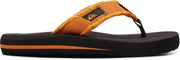 Quiksilver Monkey Abyss Youth Jongens Slippers - Black/Orange - Maat 29
