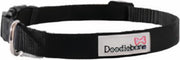 Doodlebone Hondenhalsband Bold 60 - 70 Cm Nylon Zwart