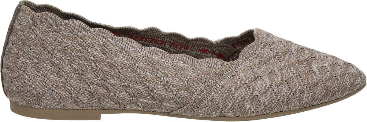 Skechers dames ballerina - Taupe - Maat 36