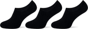 Invisible sneakersokken per 3 paar - Zwart - Maat 36/42