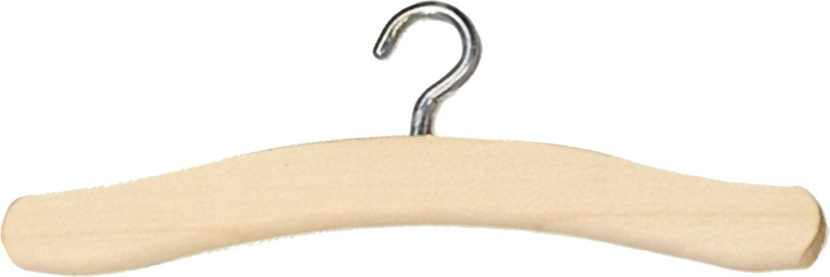 Glückskäfer Poppenkledinghanger 16 Cm Blank/zilver