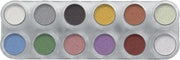 Grimas -Eyeshadow/Rouge - Pearl - Pallet - (P1)