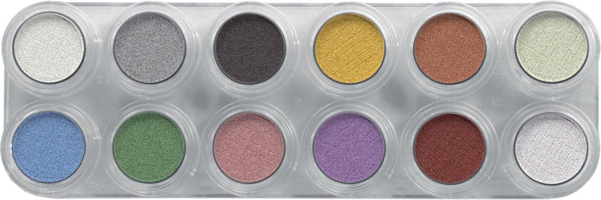 Grimas -Eyeshadow/Rouge - Pearl - Pallet - (P1)