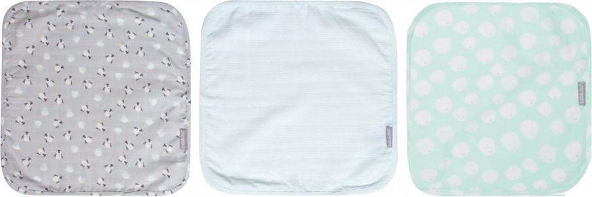 Bébé-Jou Monddoek Lou-Lou 3-Pack