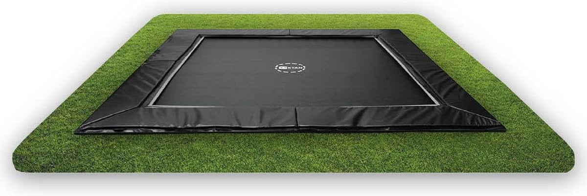 Etan UltraFlat trampoline rechthoekig 366 x 414 cm zwart