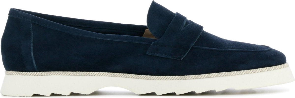 Capobella Vrouwen Suède Instapschoenen / Damesschoenen / Instapper C1009 - Blauw - Maat  36