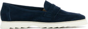 Capobella Vrouwen Suède Instapschoenen / Damesschoenen / Instapper C1009 - Blauw - Maat  36