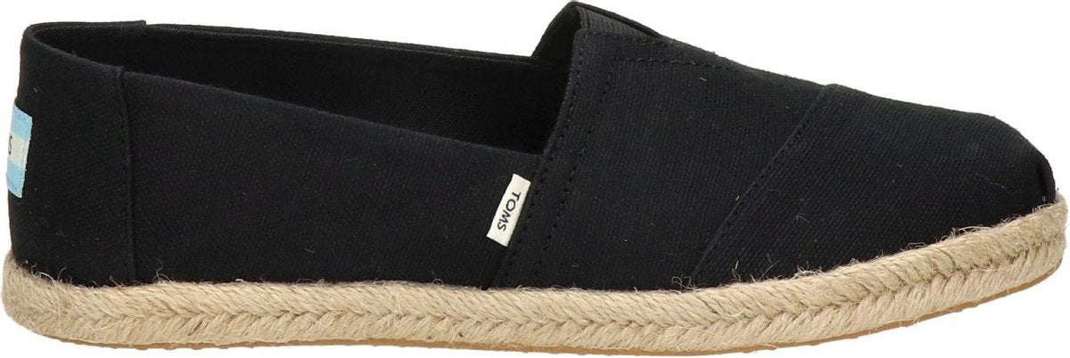 Toms Wm Alpargata Rope Espadrilles - Dames - Zwart - Maat 37