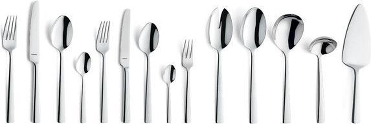 Amefa Moderno - Bestekset - RVS - (Set van 60)  en Yourkitchen E-kookboek