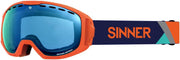 SINNER Avon Skibril - Oranje - Blauwe SINTRAST Lens + Extra Oranje SINTRAST Lens
