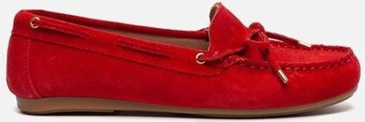 Giulia Mocassins rood - Maat 35