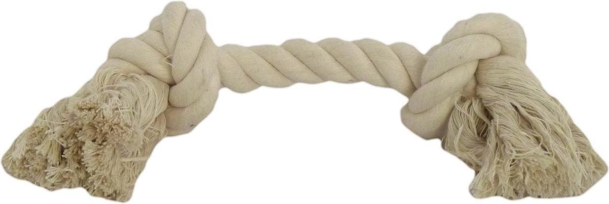 Katoen flossy speelgoed 2 knopen 180gr 38cm