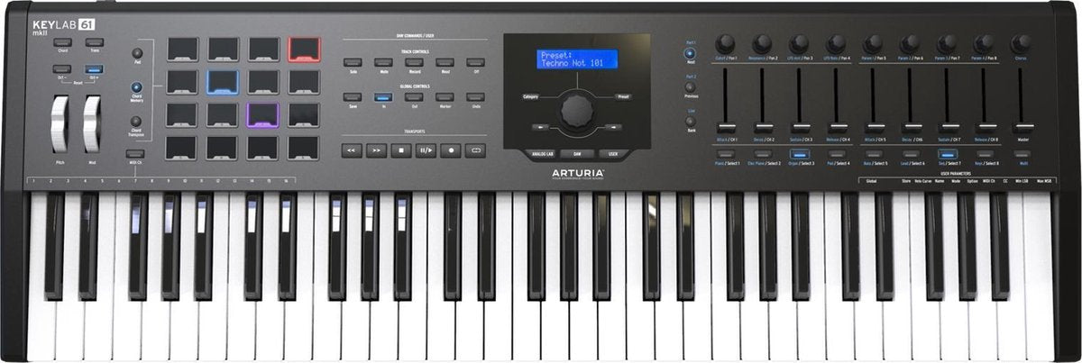 Arturia KeyLab 61 MkII - Black - MIDI controller