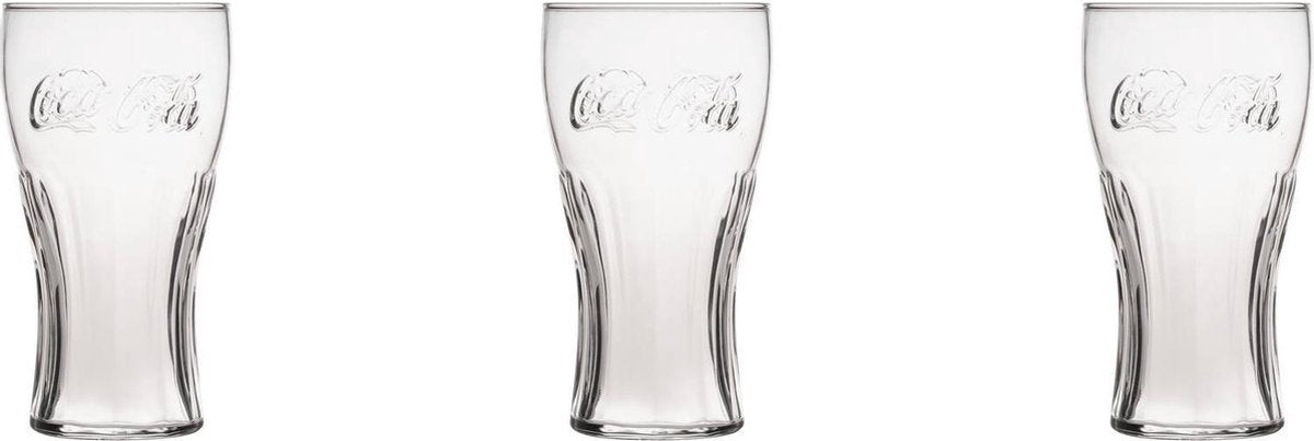 Luminarc Coca Cola Longdrinkglas Contour - 37 cl - 3 stuks
