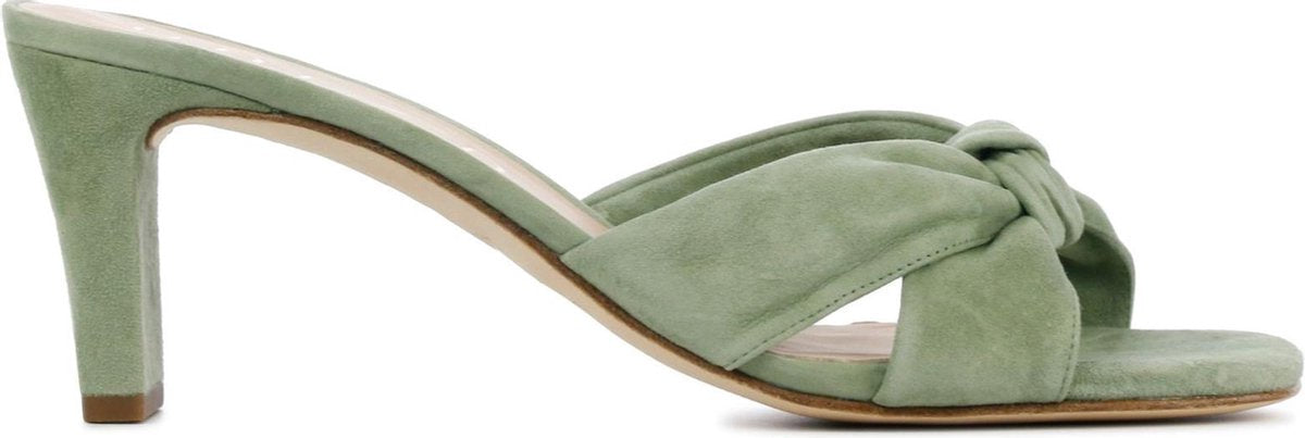 Unisa Vrouwen Suède  Slippers / Damesschoenen Masha sue - Groen - Maat 41