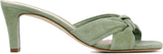 Unisa Vrouwen Suède  Slippers / Damesschoenen Masha sue - Groen - Maat 41