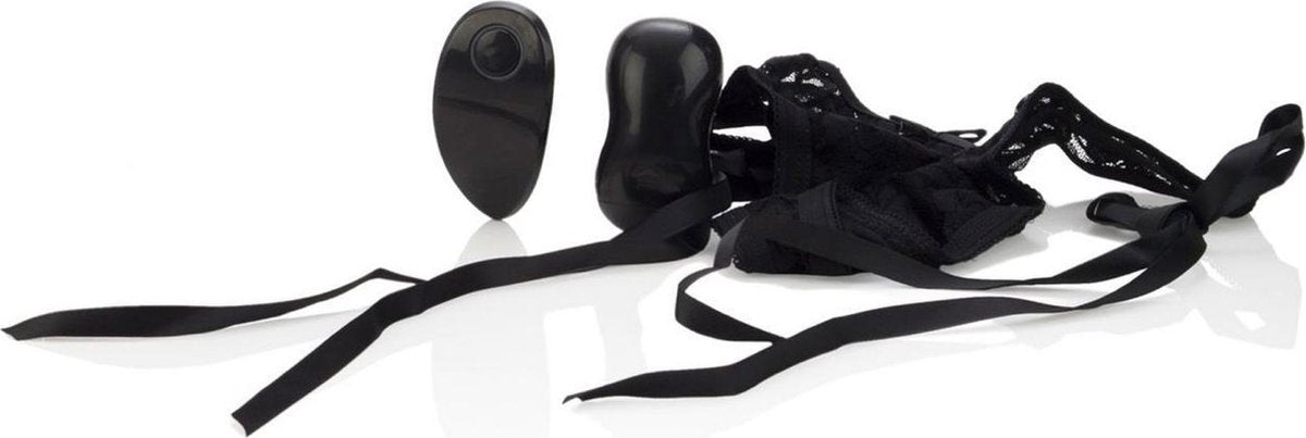 String met Vibrerende Kogel | Zwart | CALIFORNIA EXOTICS