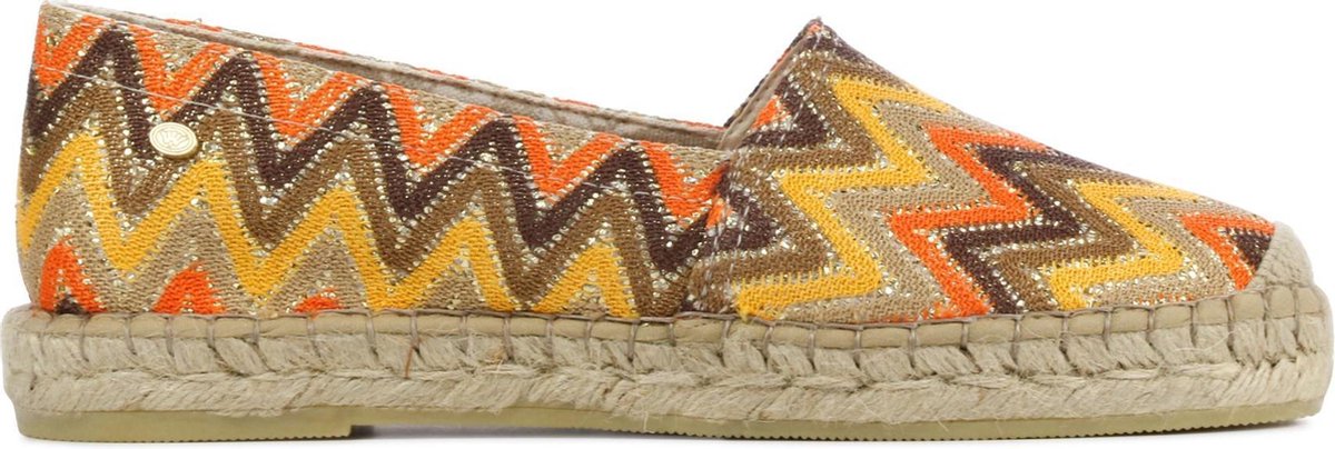 Fred de la Bretoniere Vrouwen Textiel Espadrilles / Damesschoenen  -   152010164 - Oranje - maat 40