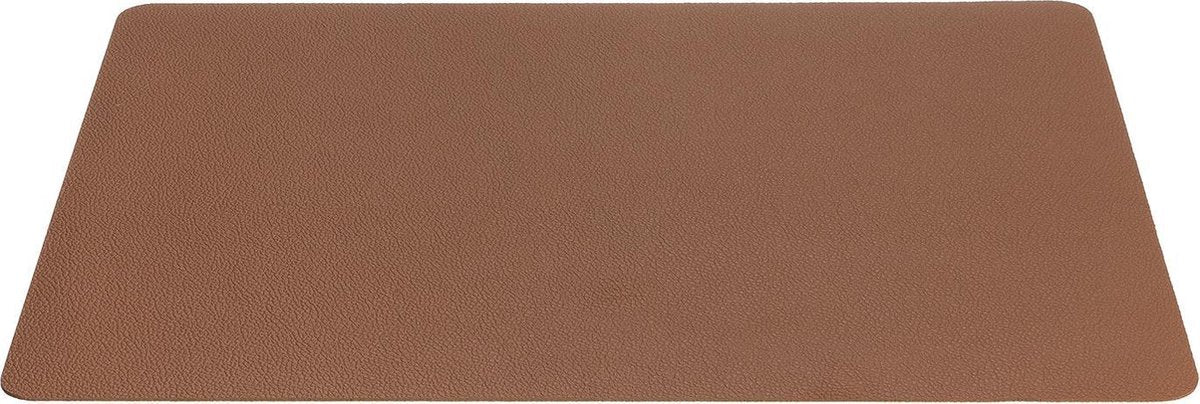 Leonardo Placemat - Lederlook bruin - 33x46 cm