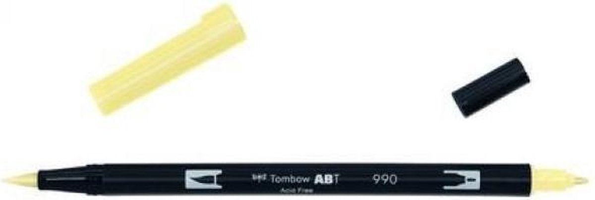 Tombow ABT dual brush pen light sand ABT-990