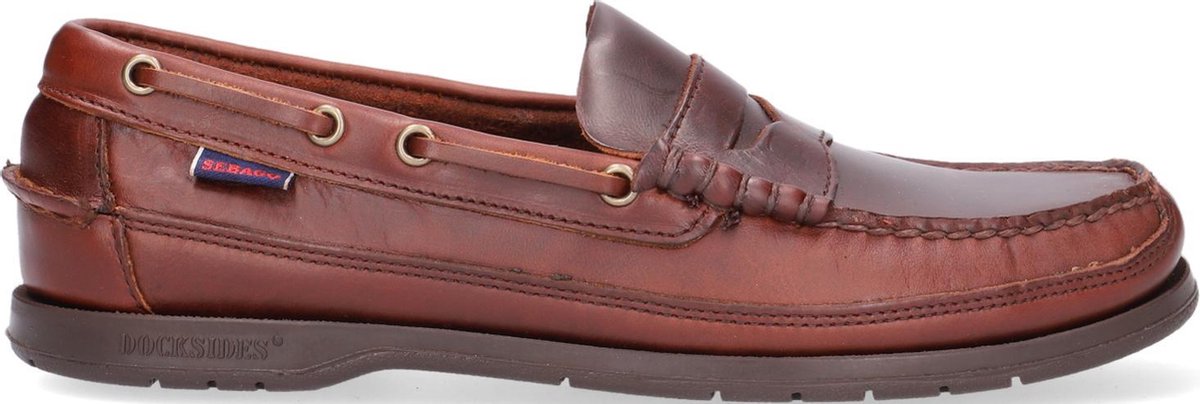Sebago SLOOP SEAHORSE - Volwassenen Instappers - Kleur: Bruin - Maat: 45
