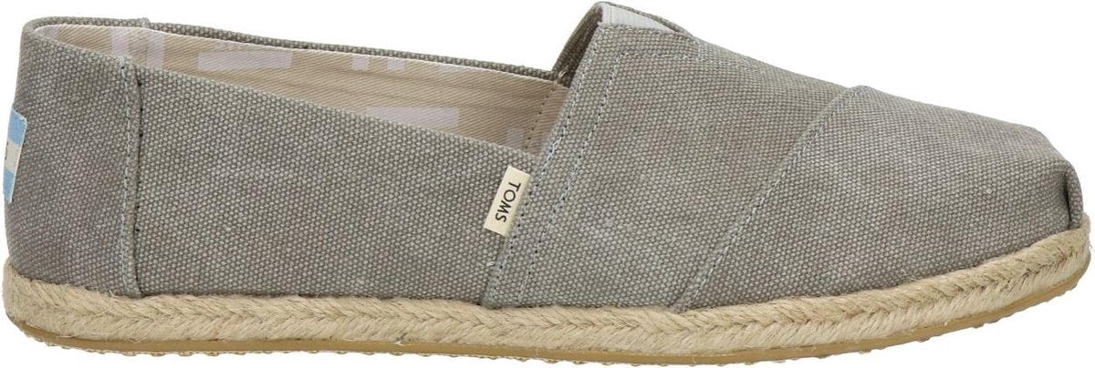 Toms Alpargata Dames Espadrille - Grey - Maat 36.5