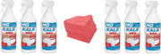 HG kalkweg schuimspray 3x sterker Doos 6 Stuks+ 10 Microvezeldoeken