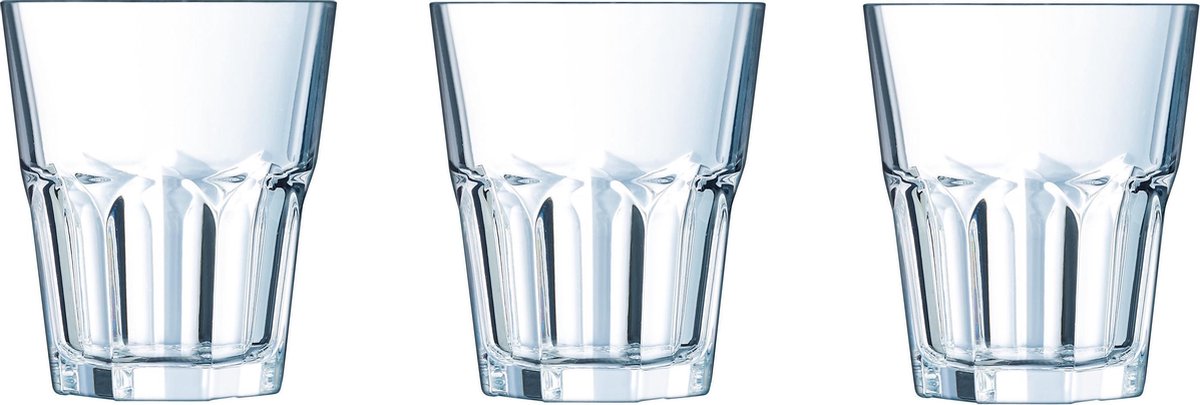 12x Stuks tumbler waterglazen/drinkglazen transparant 200 ml - Glazen - Drinkglas/waterglas/sapglas