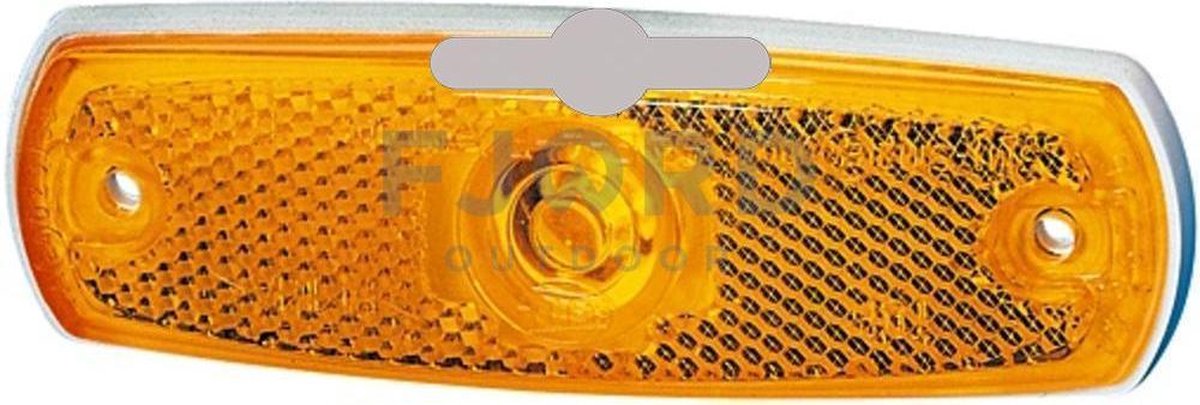 Hella Zijmarkering met Reflector Rechthoekig Inbouw Oranje