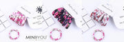 MINIIYOU® Set 3 pack  (18 stuks) | Gebloemde haarelastiekjes zonder metaal | dames - meisjes elastieken bloemenprint | elastische elastiekjes