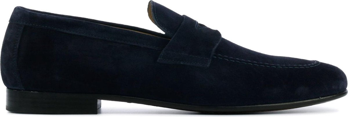 Stefano Lauran Mannen Suède Instapschoenen / Herenschoenen / Instapper S3024 - Blauw - Maat  44